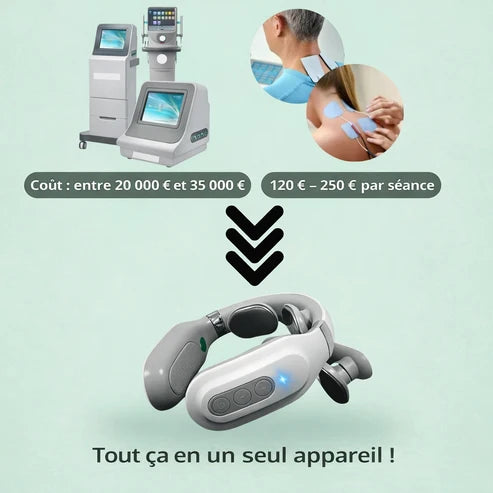 CerviConfort™ — Massage cervical chauffant EMS
