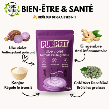 UbeSlim Violet™ - La Boisson à l'Ube qui Affine votre corps et donne de l'Energie