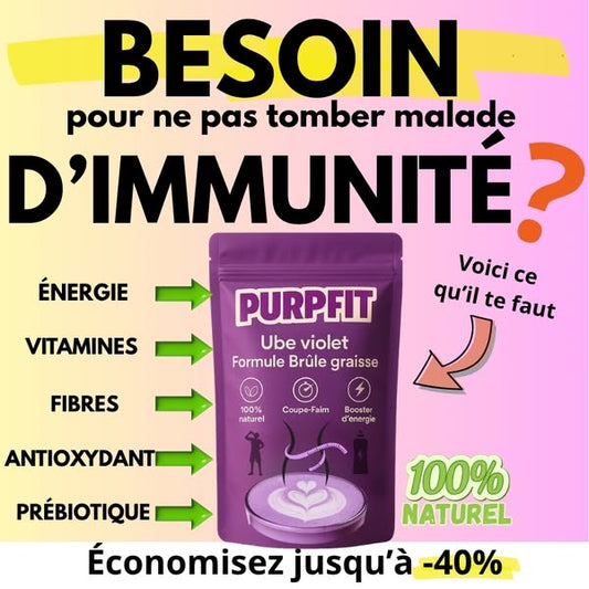 UbeSlim Violet™ - La Boisson à l'Ube qui Affine votre corps et donne de l'Energie