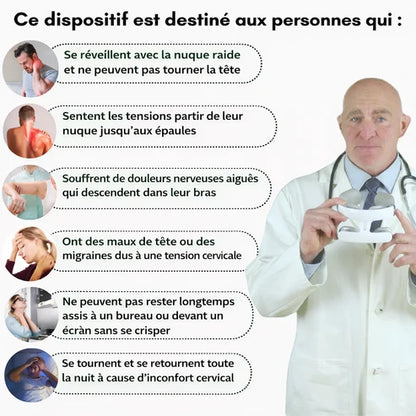 CerviConfort™ — Massage cervical chauffant EMS