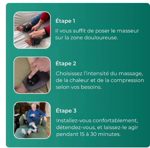 ThermoMasseur ProPied™-Dites adieu aux douleurs plantaires  et à la neuropathie
