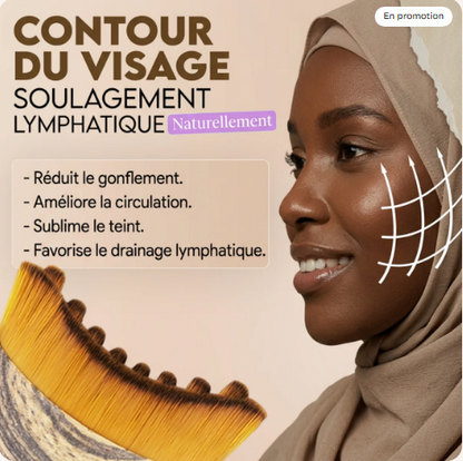 Brosse de Massage Lymphatique Visage