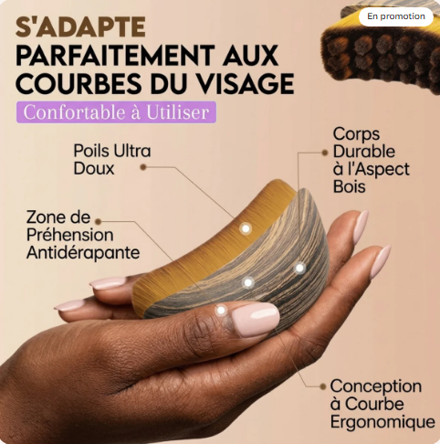 Brosse de Massage Lymphatique Visage