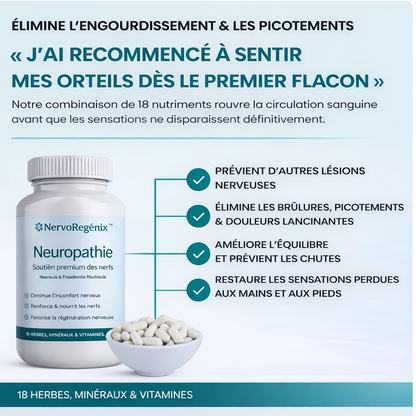 NervoRegénix™ – Soutien Neuro actif Haute Performance