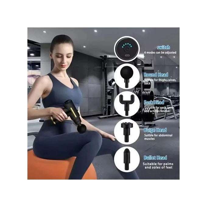 Pistolet de Massage Musculaire – Soulagez vos douleurs en quelques minutes