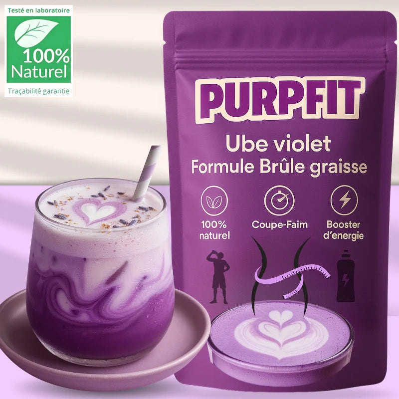 UbeSlim Violet™ - La Boisson à l'Ube qui Affine votre corps et donne de l'Energie